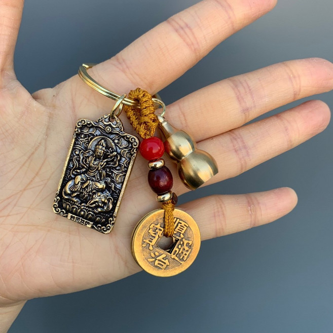 12지 엽전 재물운 열쇠고리, 뱀, 1개