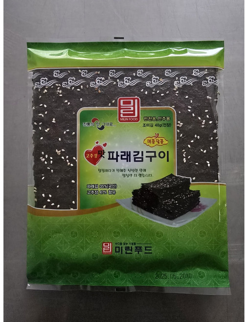 고추장맛 파래김구이(청태), 1개