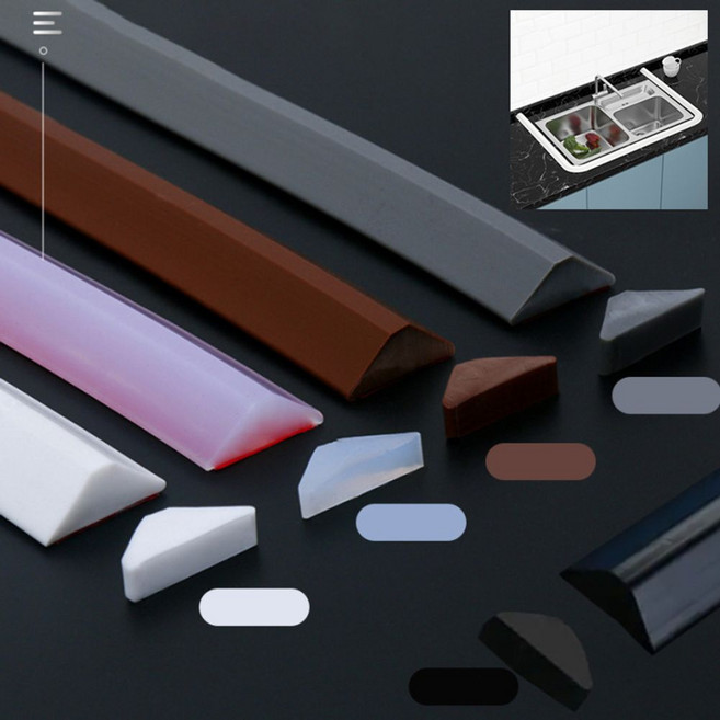 2M 실리콘 물막이 욕실 물튀김방지 화장실 hsm+99907mE, 그레이-2M