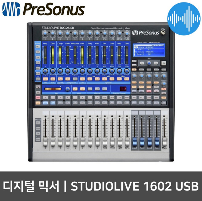 프리소너스 STUDIOLIVE 1602 USB 16채널 오디오믹서
