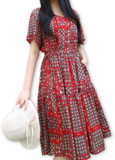 메리앤유 빅사이즈까지 입는 양포켓 아사면 여름원피스