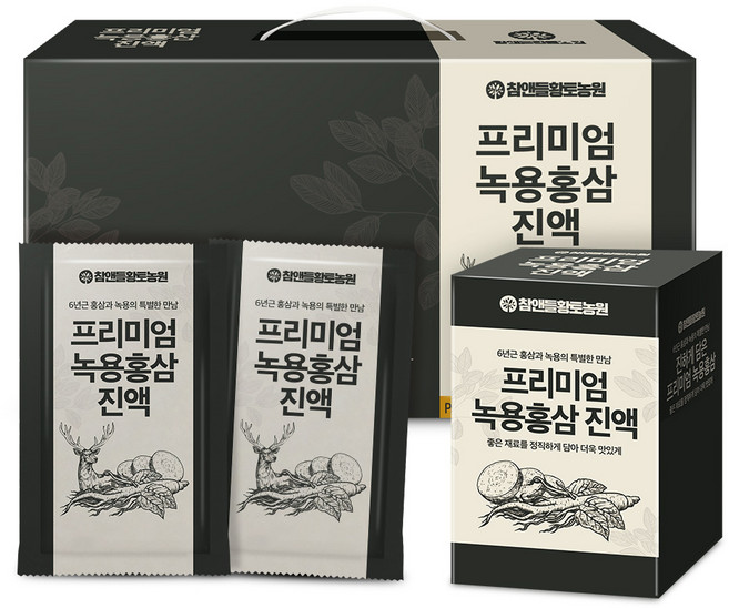 참앤들황토농원 녹용홍삼 프리미엄, 30개, 60ml
