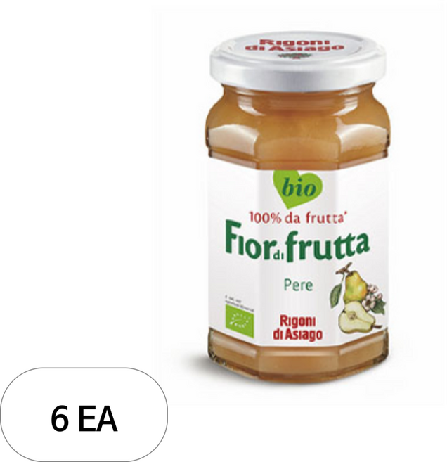 리고니아시아고 유기농 배잼, 250g, 6개