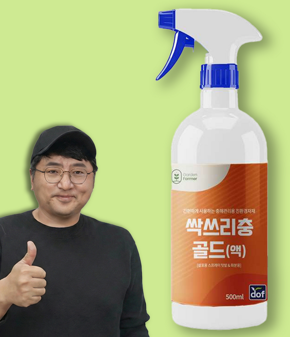 도프 싹쓰리충-골드(액) 500ml 스프레이 충해관리용 친환경자재 살포용 해충 벌레 고삼 할미꽃 추출물 독성없는 과일 채소 식물 화분 텃밭, 1개