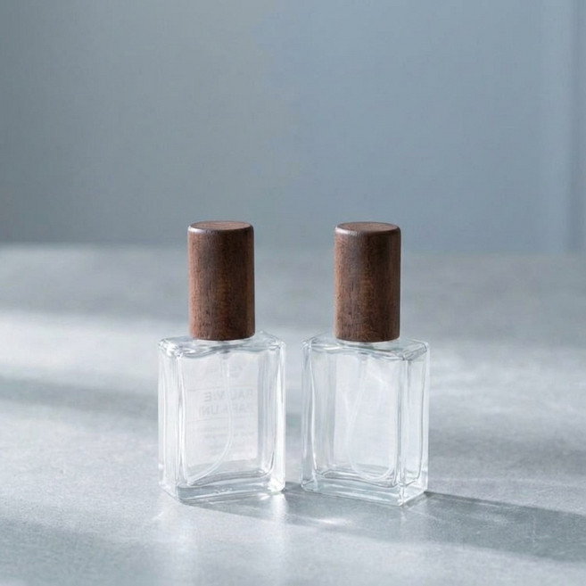 울창울창 향수 공병 휴대용 미니 15ml, 2개, 월넛