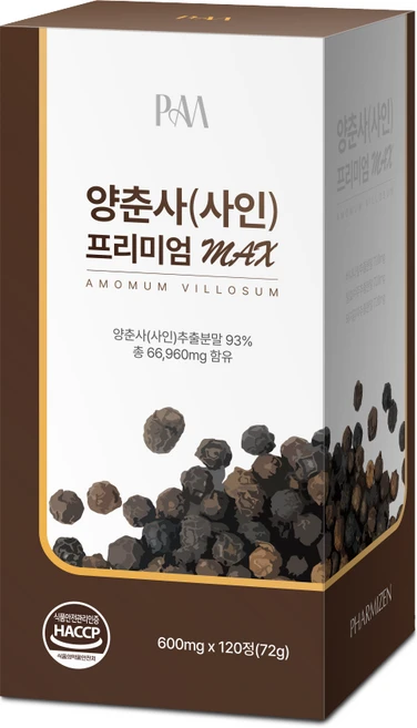 파미젠 양춘사 추출물 사인 바나바잎 추출분말 93% 4개월분, 1개, 120정 - 쿠팡