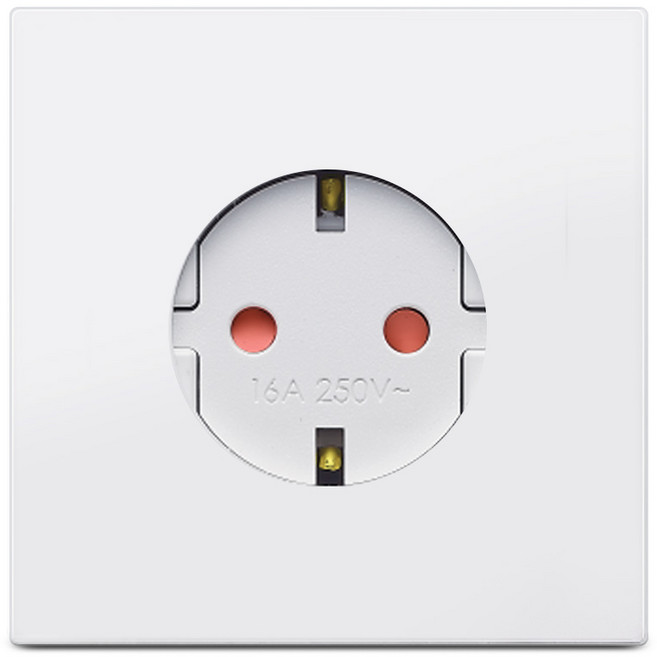 나노 유로 유럽형 콘센트 1구 화이트, 1개