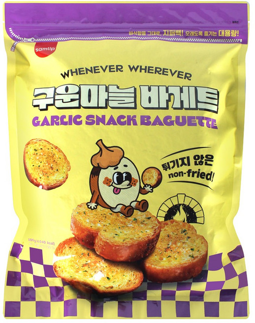 삼립 구운마늘 바게트 800gX3, 2.4kg, 1개