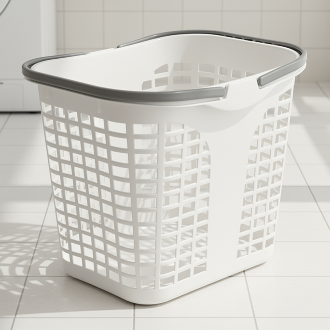 [나코] 손잡이 세탁 빨래 바구니 대용량 국내산