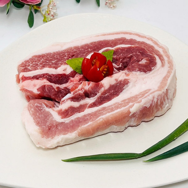 국내산 보성녹돈 통삼겹살, 2개, 500g