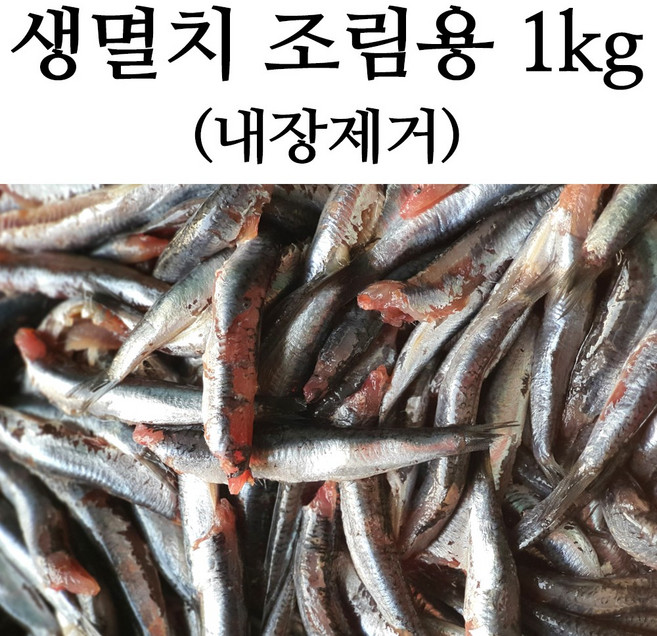 기장 국내산 생 멸치회 1kg 횟감용 조림용, 생멸치 조림용, 1개