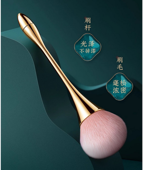 小蠻腰化妝刷 腮紅刷 定妝散粉刷, 1個, 小蠻腰化妝刷1個, N/A