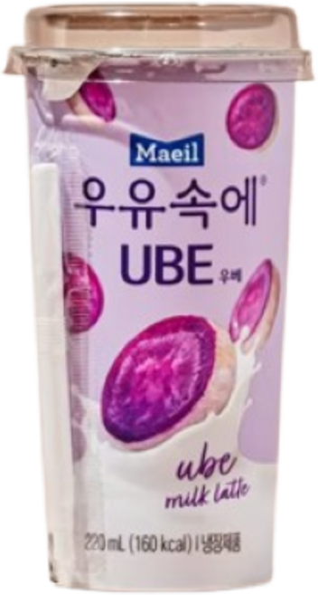 우유 속에 우베, 10개, 220ml