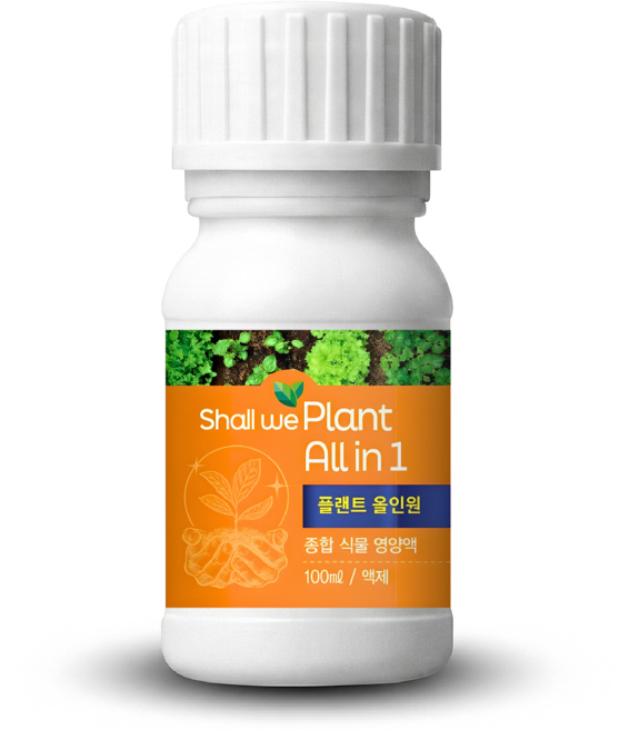 [주주씨앗] 대유 플랜트올인원 액제 100ml 종합 식물영양제 저항성강화 생육증진, 1개