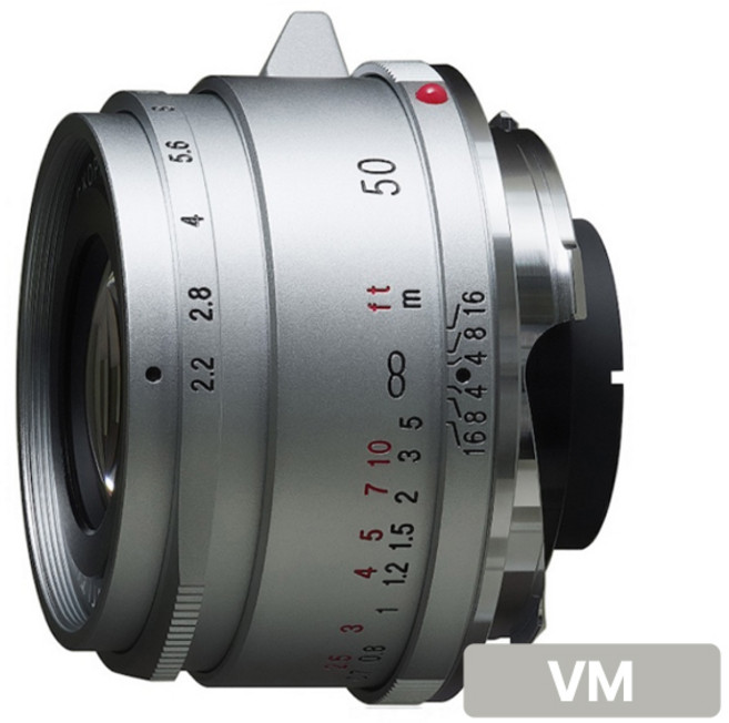 [정품등록시 5만 포인트 3년 보증] 보이그랜더 COLOR-SKOPAR 50mm F2.2 VM 마운트 (라이카 M 호환) Silver, 단일품목