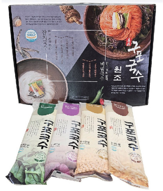 구포국수 310g 건면 박스포장 선물세트, 4개