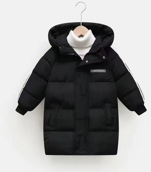 에센셜 키즈 롱패딩 아동용 겨울 패딩 남아 여아 후드 점퍼