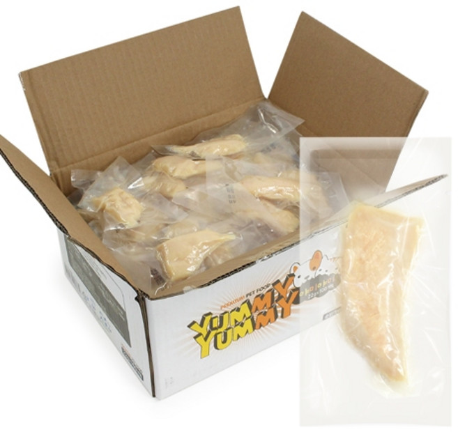 반려동물 고양이 통살 간식 닭가슴살 22g 100개
