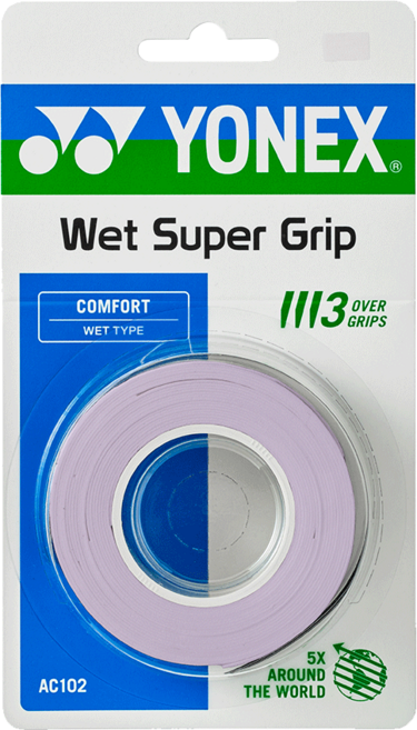 요넥스 오버그립 AC102EX 1팩 3개입, 페일라일락, 1개