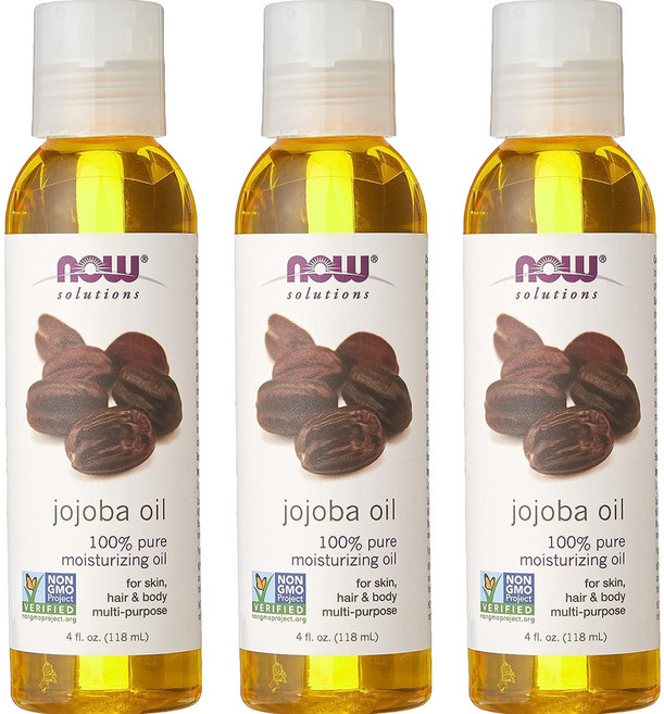 나우푸드 호호바 오일 퓨어 모이스처라이징, 118ml, 3개