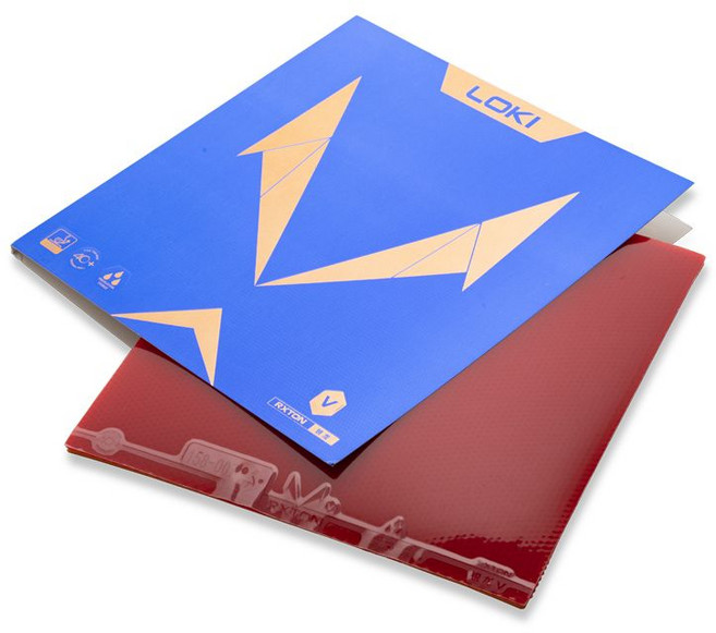 로키 RXTON 5 탁구러버 - 최강 스피드 & 스핀 공격형, 1개