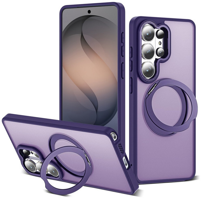 헤미션 갤럭시 S26 울트라 360회전 맥세이프 거치대 무선 충전 케이스 카메라 보호