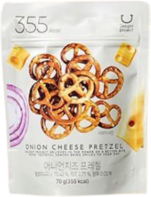 딜라이트 프로젝트 어니언 치즈 프레첼, 70g, 10개