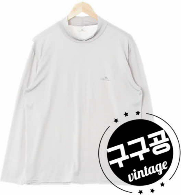 6696 redcamp 남자 춘추 그레이 폴리 로고 스포츠 긴팔 [95]