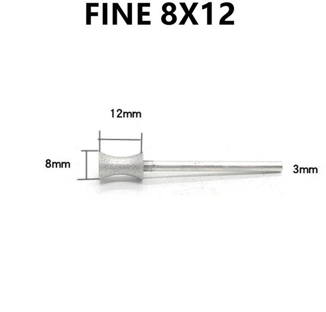 오목 원형 다이아몬드 쥬얼리 도구 그라인딩 조각 비드 라운드 유리 피트