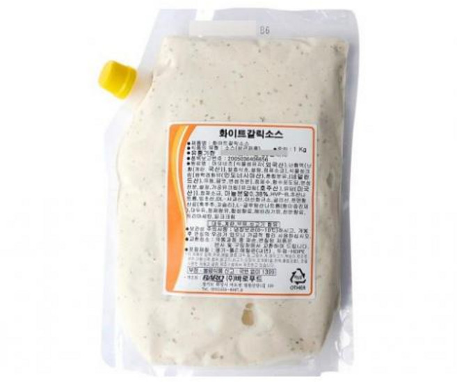 화이트갈릭소스 바로푸드, 1개, 1kg