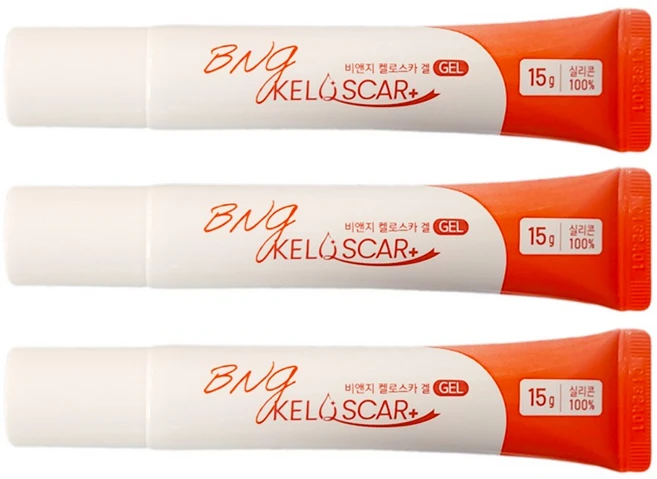 BNG 켈로스카겔 상처 흉터 제왕절게 젤 실리콘, 3개, 15g - 쿠팡
