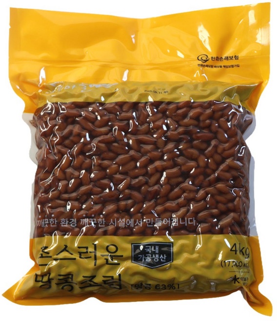 여우마을 수제반찬 촌스러운 땅콩조림, 1개, 1kg