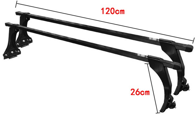 일반 모터 루프 러기지 랙 키트 베인 브래킷 오리지널 레일 금속 필요 없음 120cm 135cm, 1개, [02] 120cm