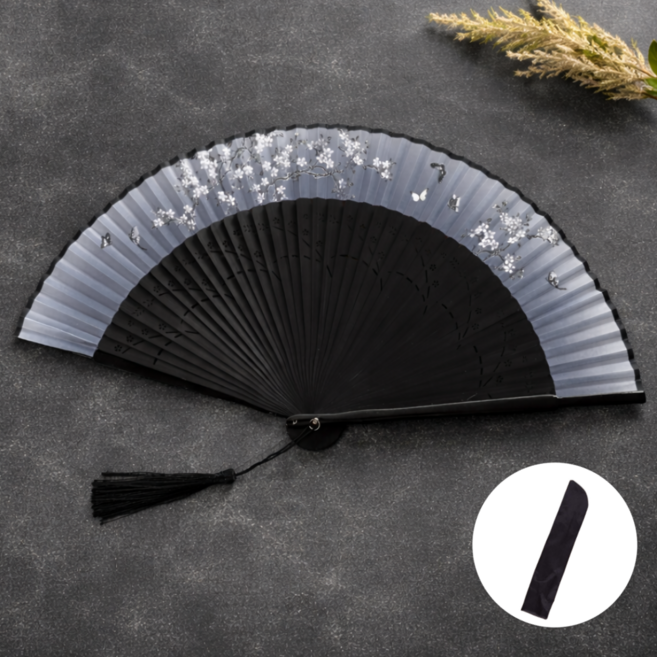 제이엠투 고급부채 접이식부채 선물용부채 외국인선물, 3.고요한매화의노래+고급부채집(랜덤), 1개, 혼합