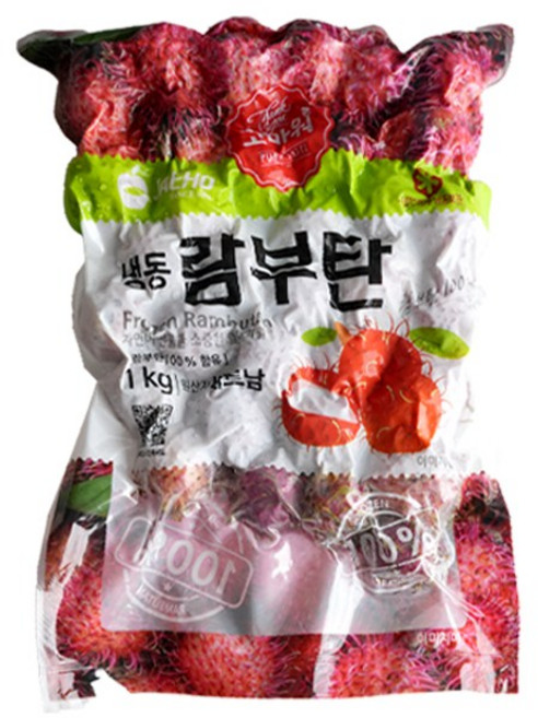 비비수산 집에서 즐기는 달콤한 영양만점 열대과일 람부탄 1kg, 1개