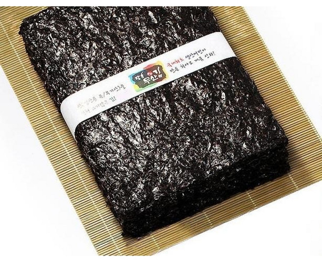 무산김 장흥 식탁김 전장김 100매, 1세트, 50g