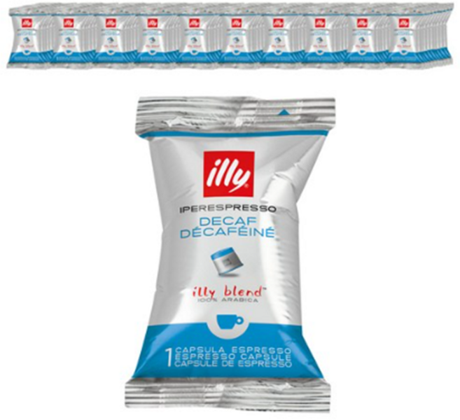 일리 디카프 디카페인 플로우팩 캡슐커피, 6.7g, 1개입, 100개