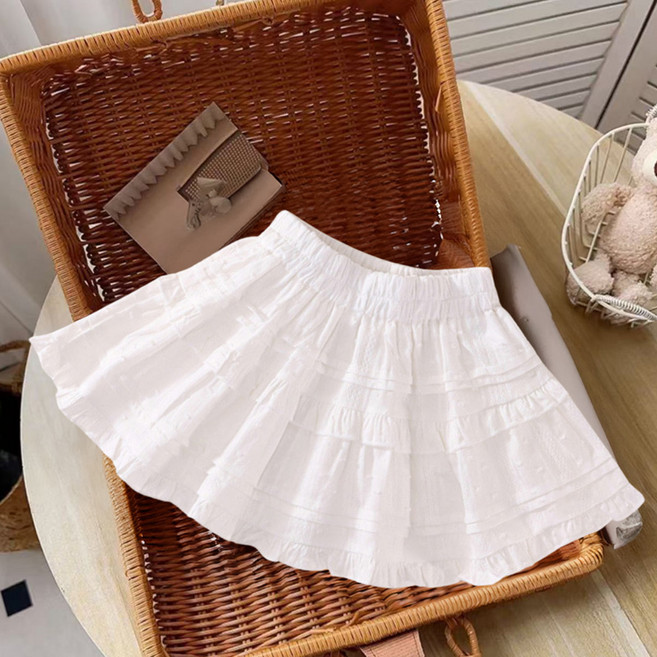 레이스캉캉치마바지 아동 여아 데일리룩 여름 치마반바지 러블리룩