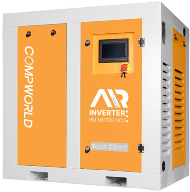 콤프월드 스크류 인버터 저소음 CDV-75 에어 콤프레샤 PM모터 채용 75마력, 1개