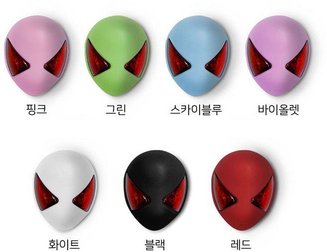 신지전자 자전거 후미등 RT-300 히어로 디자인 아이자전거에도 감성라이딩에도 가볍고 귀여운 디자인 자전거 킥보드 가방 유모차 장착 가능, 바이올렛, 1개