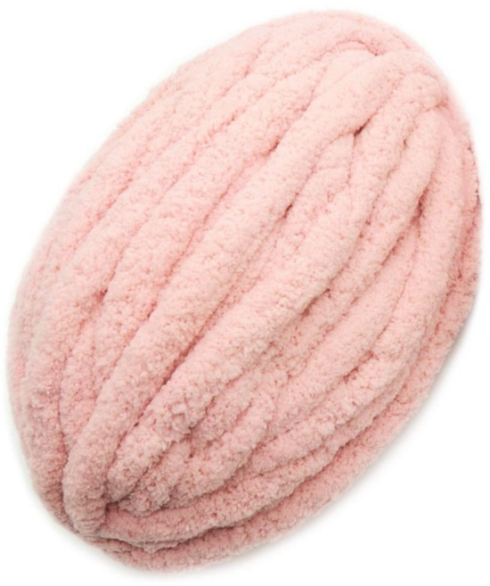 청키수면사 자이언트얀 블랭킷 핑거니팅 암니팅 반려동물 방석만들기 점보얀 빅얀, 1개, 22 로즈핑크