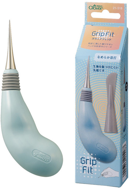 크로바 그립핏 송곳 (21-518) clover 소잉용품 부자재 부라더미싱 미싱몰, 1개