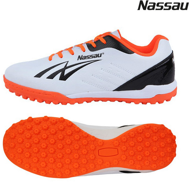 낫소(NASSAU) 풋살화 드리블마스터 화이트 잔뽕 인조잔디 풋살 축구화 족구화
