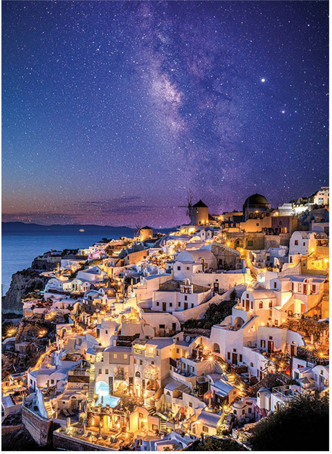 1000피스 바비 직소퍼즐 산토리니의 별밤 BB5316, 1000피스 바비 산토리니의 별밤 BB5316, 300피스 or 150피스 직소퍼즐, 1개, 혼합