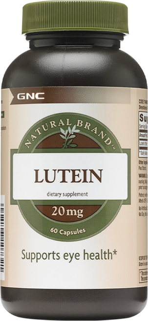 GNC 루테인 20mg 캡슐, 60정, 1개