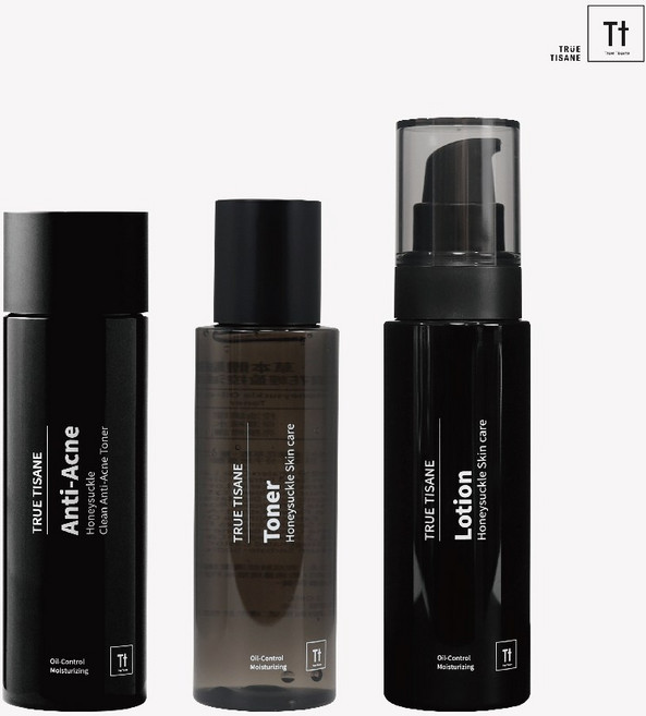 TRUE TISANE 金銀花水精乳抗痘組 輕盈保濕控油修護, 1個