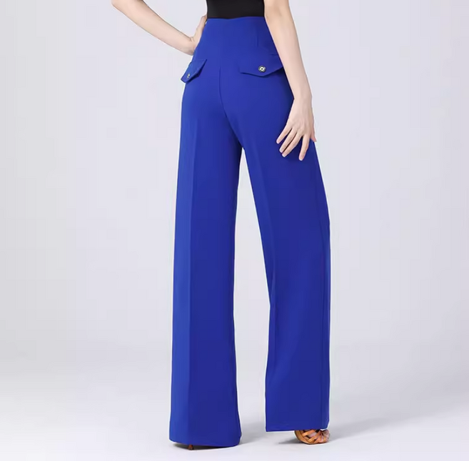 쌍천 댄스복 바지 라인댄스복 바지, 빨강(도톰한 원단)