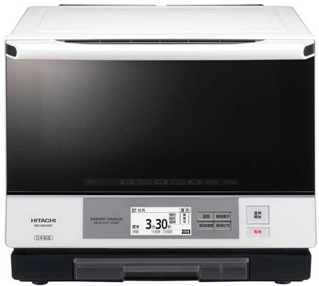 HITACHI 日立 33L 日本原裝 過熱水蒸氣烘烤微波爐 珍珠白 MROBK5000AT