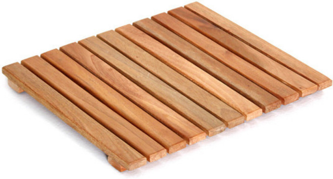 마호가니 원목 미니 발판 욕실발판 현관매트 발매트, 1개