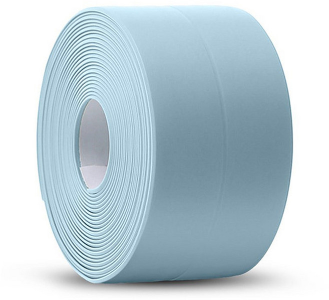 목욕 씰링 2M 테이프 화장실 코킹 자기 PVC 방수 오일 가장자리 코너 싱크 스티커 주방 방지 스트립, [04] Blue, 3.2M(10.5Ft), 옵션 1